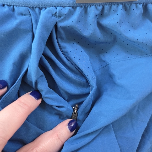 VRST Men's Relaxed Fit Running Shorts New XXL 5" Inseam Blue Tide Accelerate - Picture 9 of 13